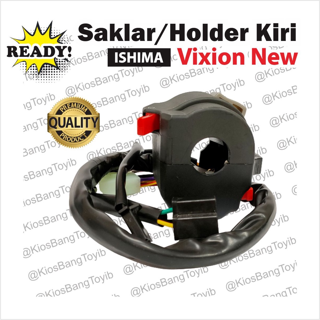 Saklar Holder Handle Switch Kiri Yamaha Vixion New (ISHIMA)