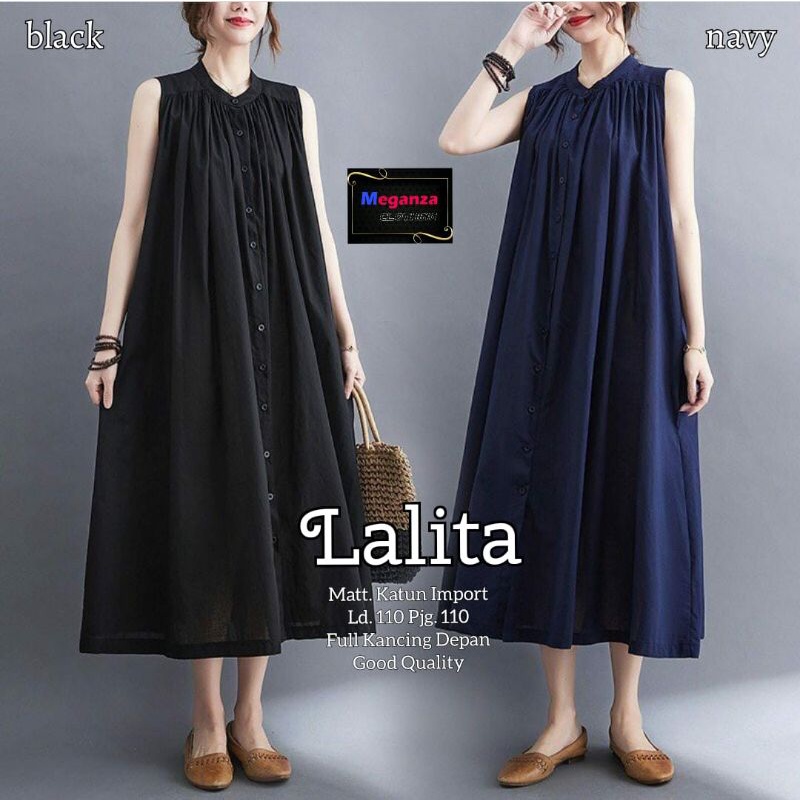 LALITA/LENATA /RAQUMI DRES WANITA TERBARU BY MEGA