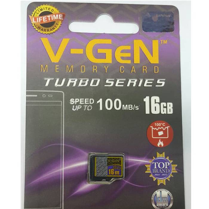 sd card vgen turbo life time garansi 64gb memory memori sdcard