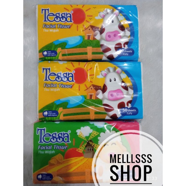 (STOK READY) TISSUE PASEO 50 LEMBAR