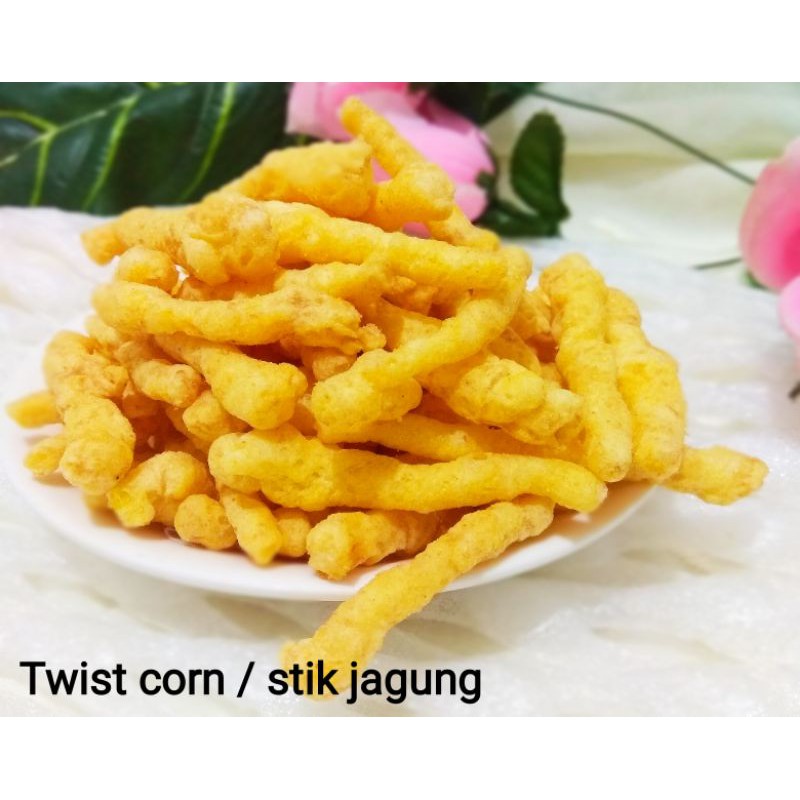 

stick jagung bakar enak/ twistcorn / stick balado / kerupuk jagung pedas manis / cemilan jagung