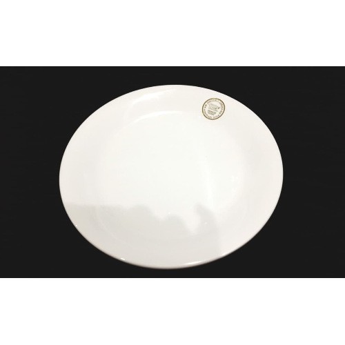 PIRING HOTEL ELEGANT P5510 Piring Makan MELAMIN bulat datar PUTIH 10 inch Horeka Golden Dragon - Pir