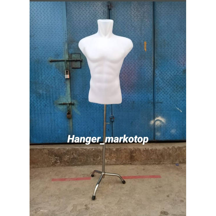 MANEKIN OTOT BENING + STAND BESI / PATUNG COWOK + TIANG BESI / MANEKIN