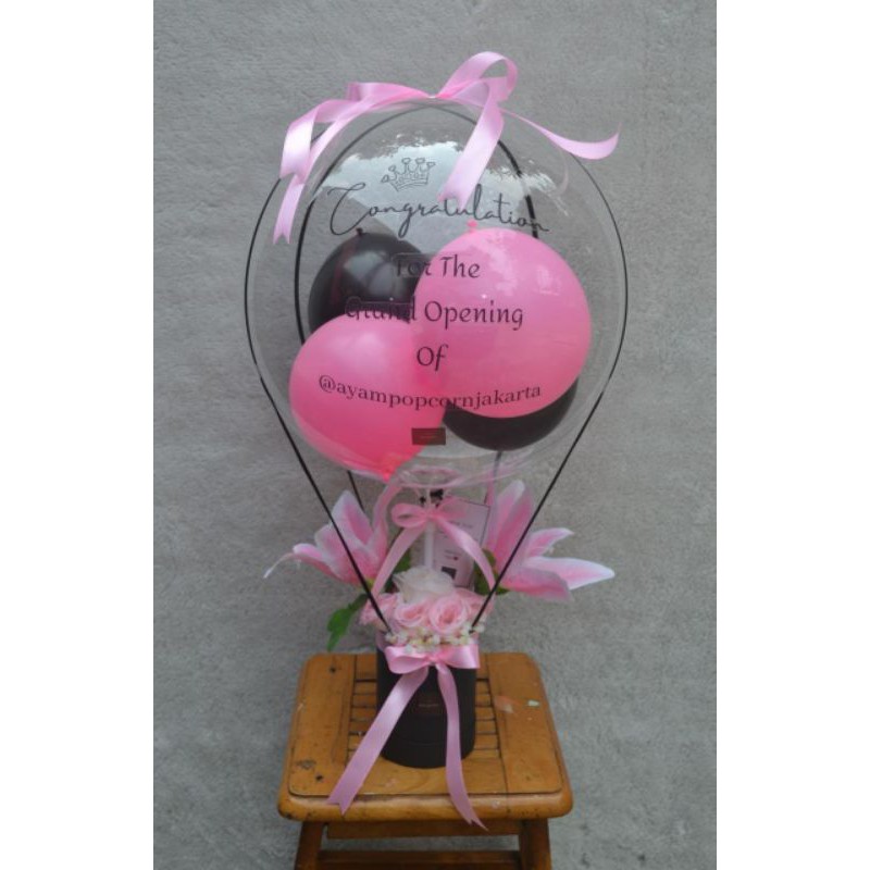 BUCKET BALOON /BUCKET BALON/ BOUQET BALON/HOT AIR BOUQET