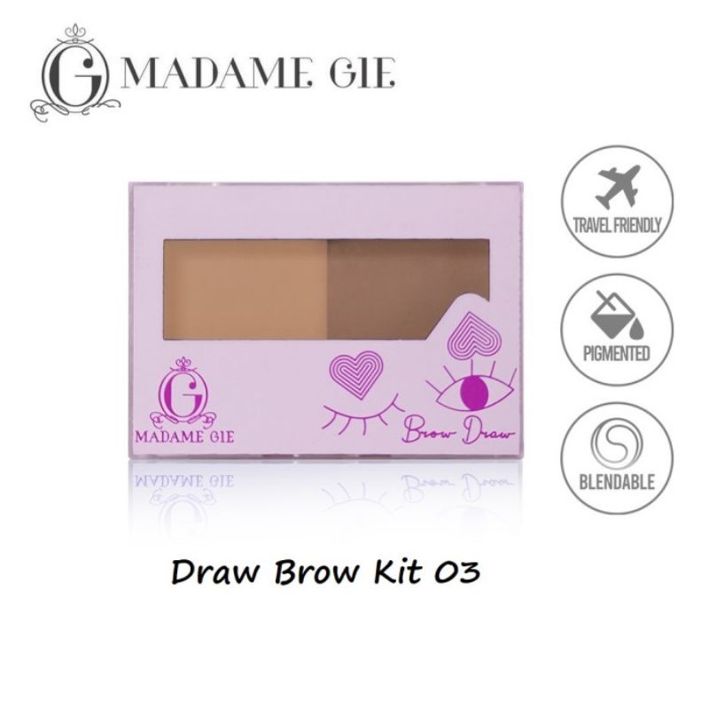 Madame Gie Brow Draw Eyebrow KitNetto : 2.5 g