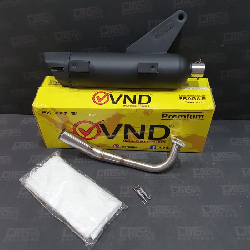 Knalpot Standar Racing VND AK 777 B1 Yamaha Fazzio