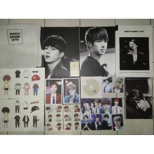 BTS Jin 10seconds Punch Drunk Love fansite goods