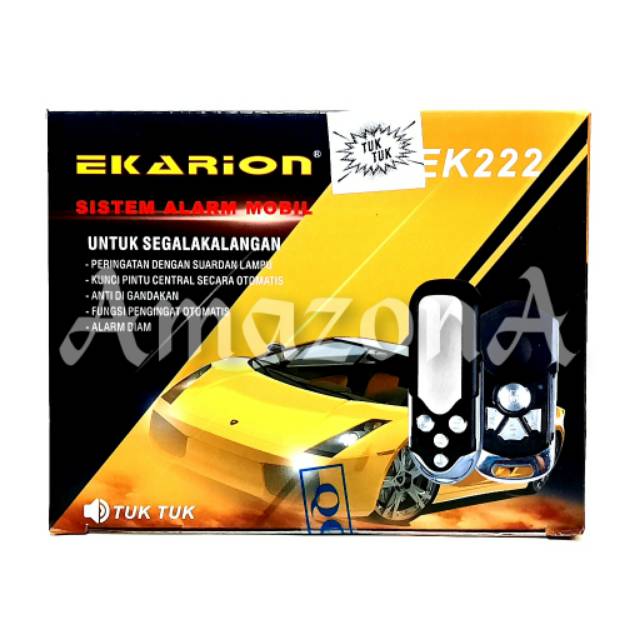 Alarm Mobil Universal Ekarion EK222