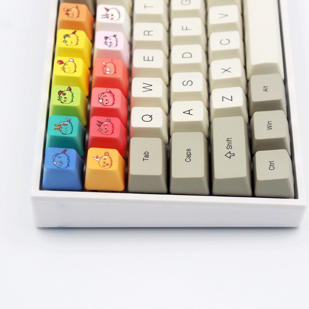 Axie Infinity OEM Profile PBT Sublimation Decoration Personality Keycap