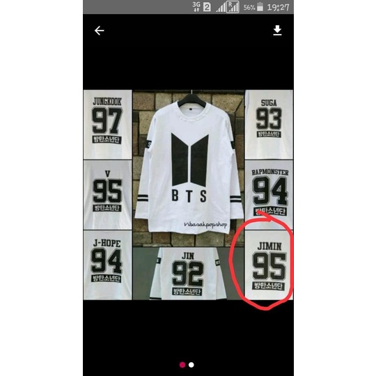 Tshirt BTS / kaos / baju / LENGAN PANJANG / Bts army size S-XXL