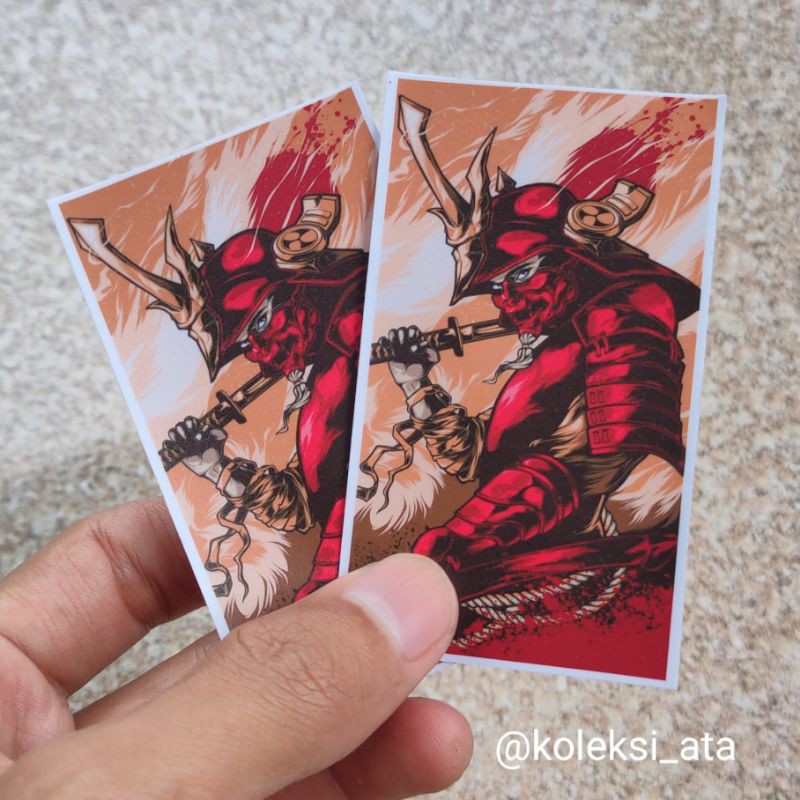 Stiker samurai war