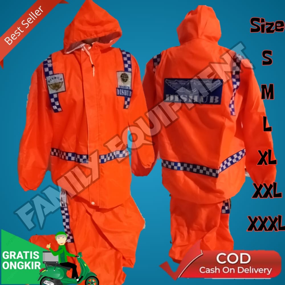 Jas Hujan Setelan | Jas Hujan Polisi | Jas Hujan Polisi Militer | Mantel Hujan Setelan | Taslan WP D