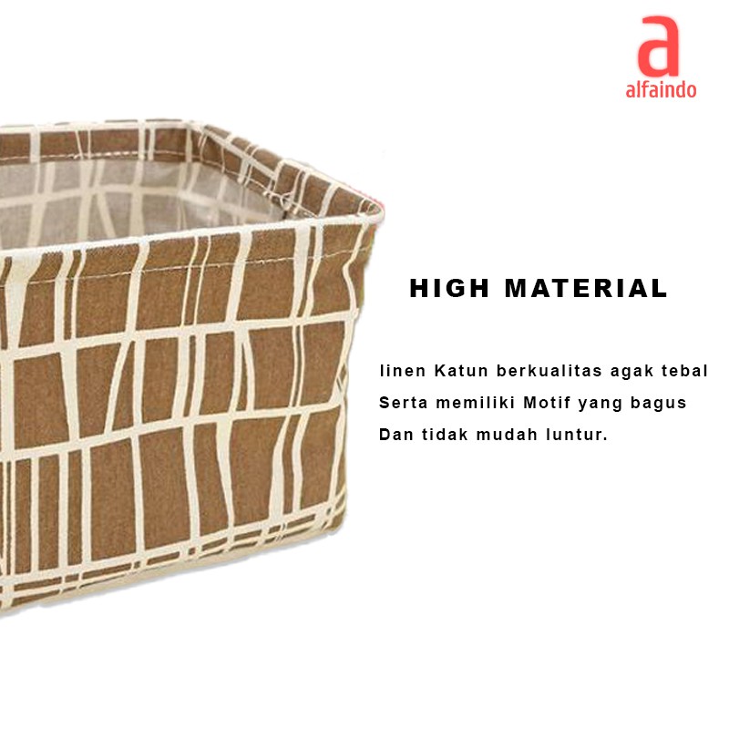 Alfaindo Storage Box Tempat Penyimpanan Keranjang Mini BS002