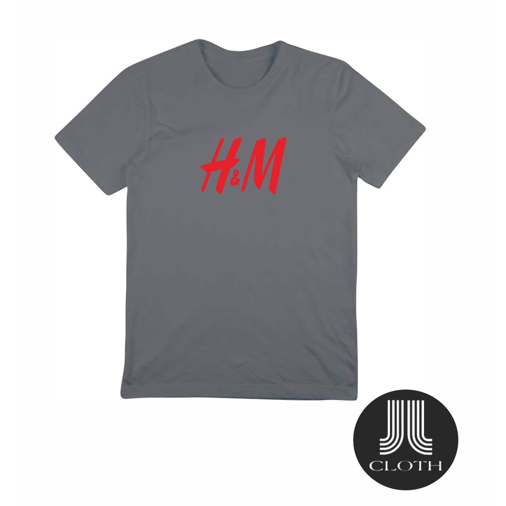 T SHIRT BAJU KAOS DISTRO PRIA WANITA H&amp;M HNM COTTON COMBED 30S