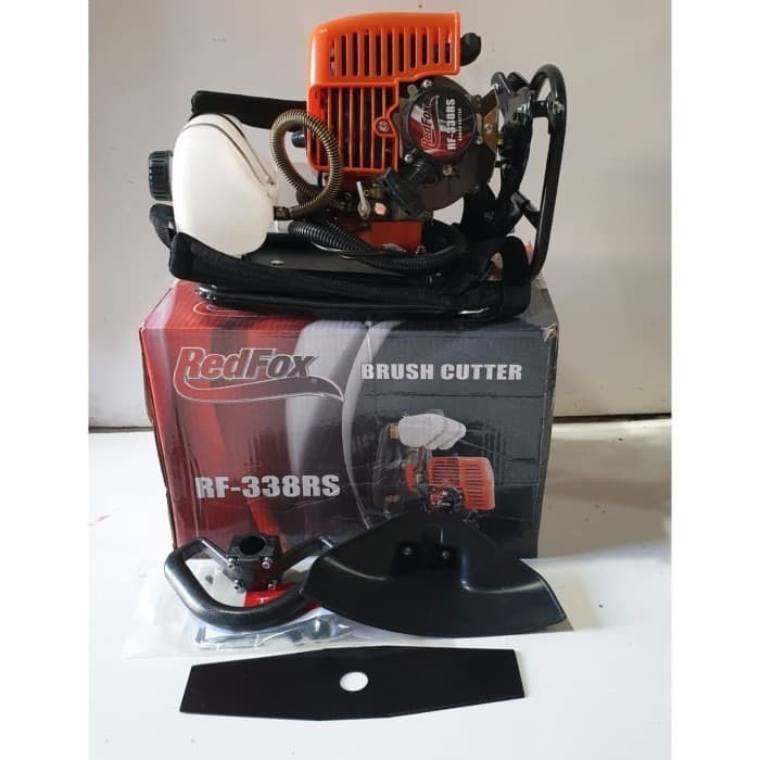 TERBARU REDFOX 338 RECOIL BRUSH CUTTER MESIN POTONG RUMPUT GENDONG BENSIN