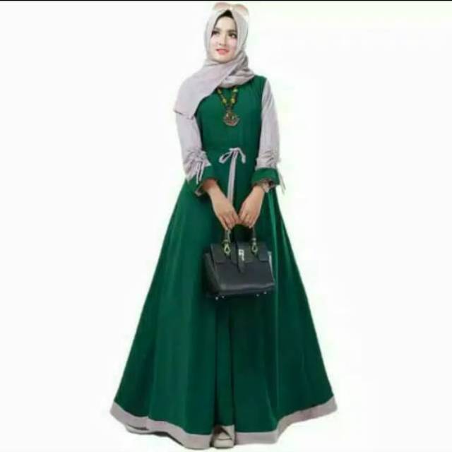 Gamis syar'i asdf moscrepe
