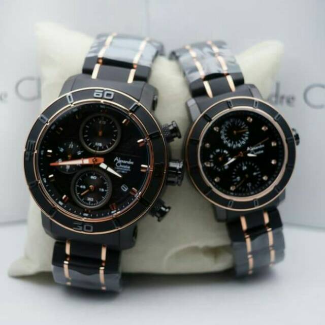 Jam Tangan Couple Alexandre Christie Ac6292 Type Original 6292 geransi Resmi