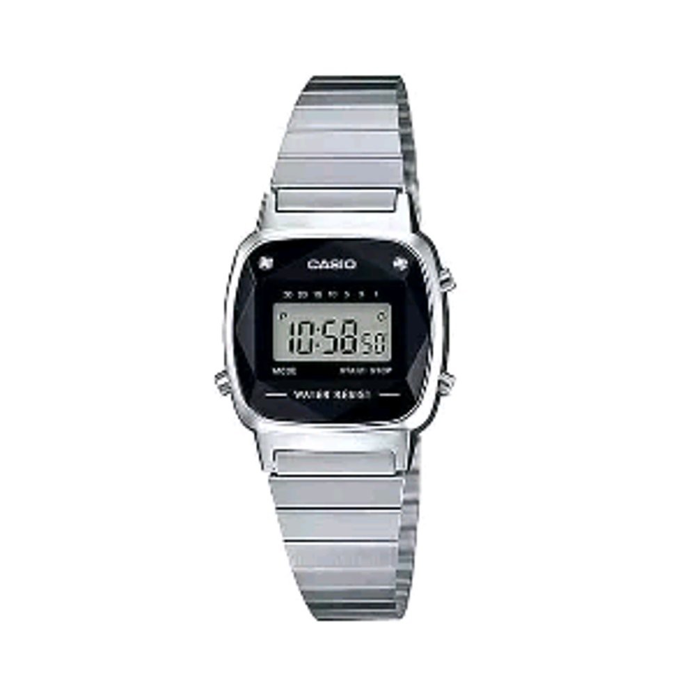 Jam Tangan Casio - LA-670WAD-1DF - Natural Diamond - Wanita - Murah - Original