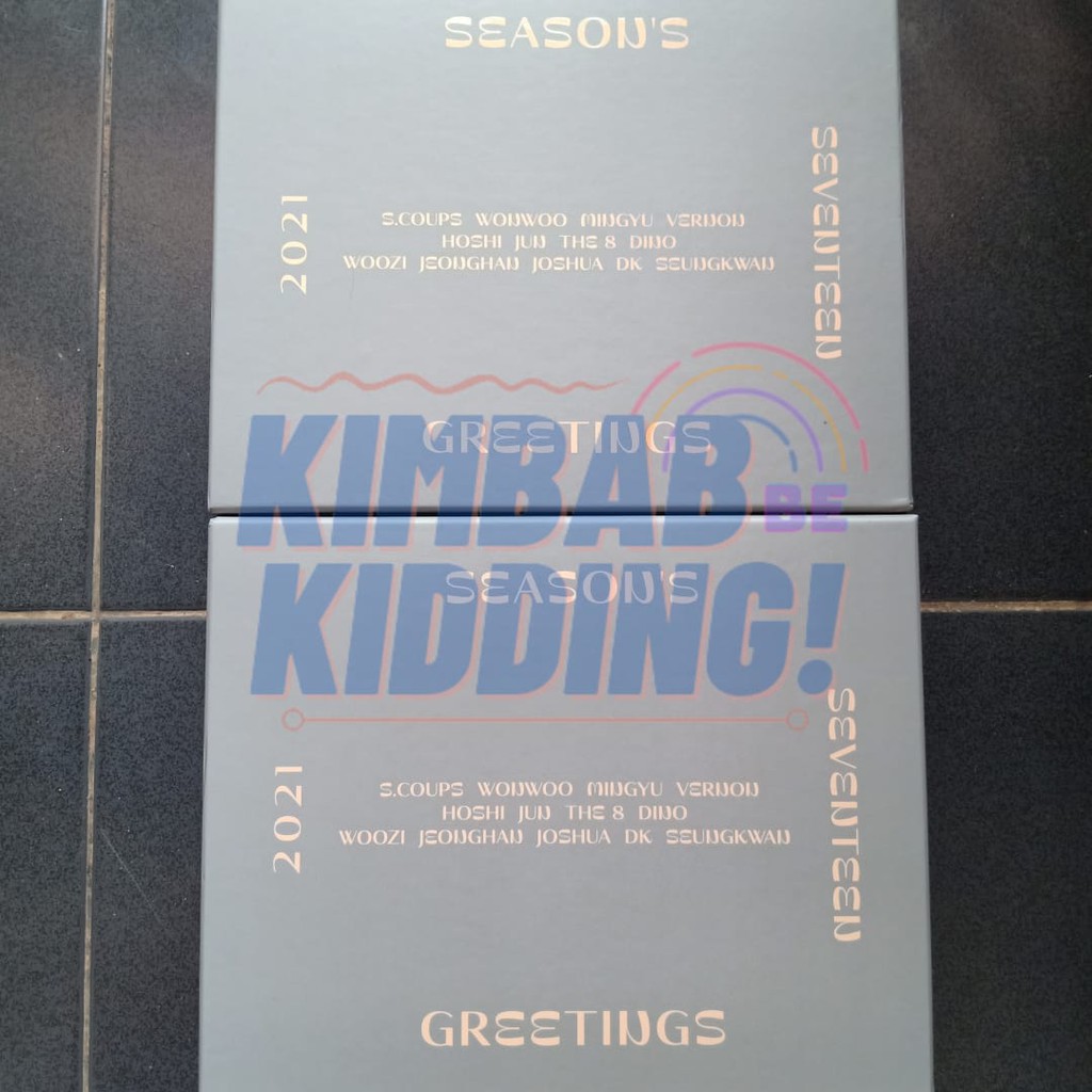 Seventeen 2021's Season Greeting [READY STOCK] Wonwoo Mingyu Scoups Joshua Seungkwan Vernon DK