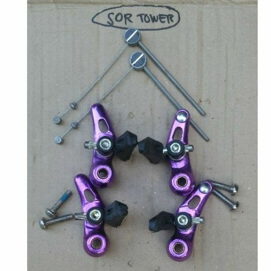 Brake set Rem cantilever alloy non shimano sepasang