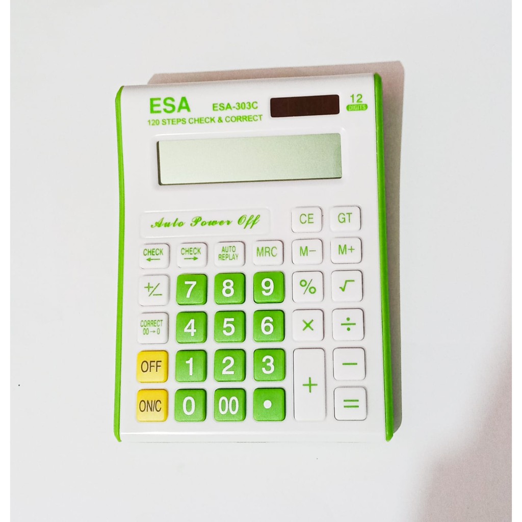 

KALKULATOR 12 DIGITS/ESA 303 /ALAT BERHITUNG