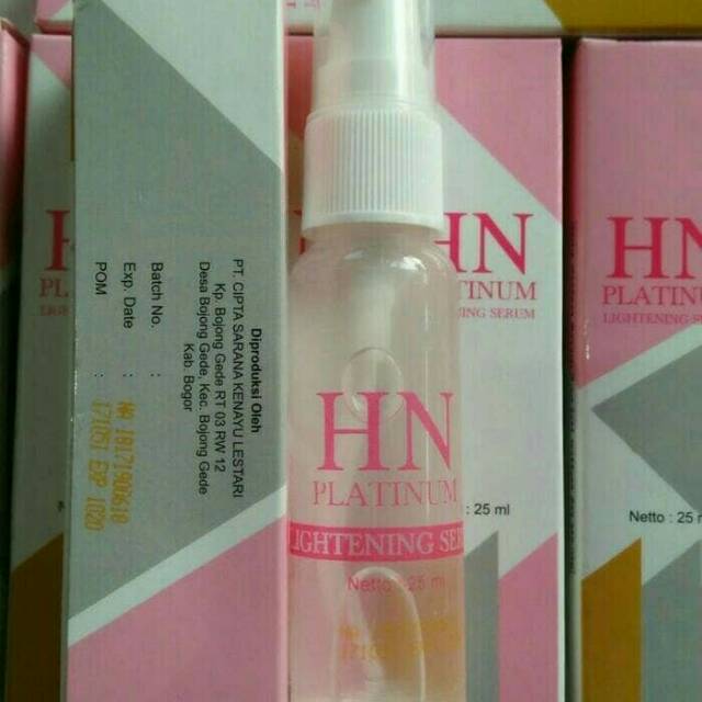 SERUM HN PLATINUM LIGHTENING SERUM PEMUTIH HN BPOM ORIGINAL