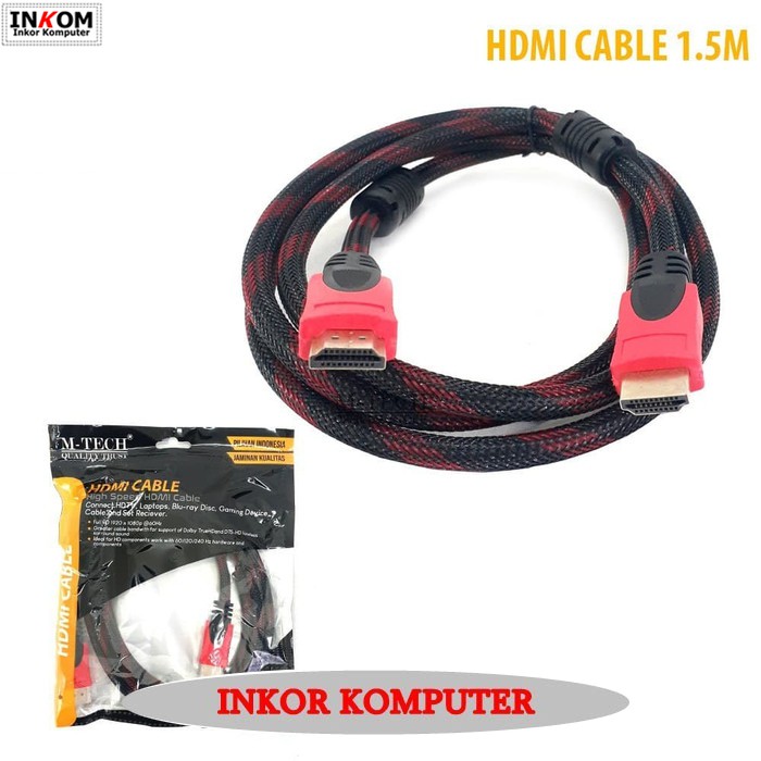 Kabel HDTV to HDTV  Mtech 1.5 Meter