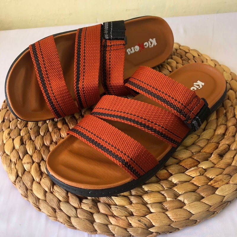 SANDAL SLOP BISBAN 3 COWOK TERLARIS SLOP PRIA MODERN TERLARIS TERMURAH SLOP BISBAN 7-5