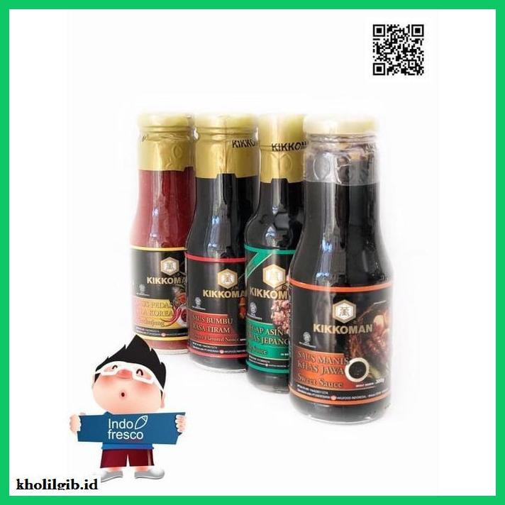 

gnidderdsaus- kikkoman paket bumbu halal kecap asin+manis+oyster+gochujang -asliiiiii.