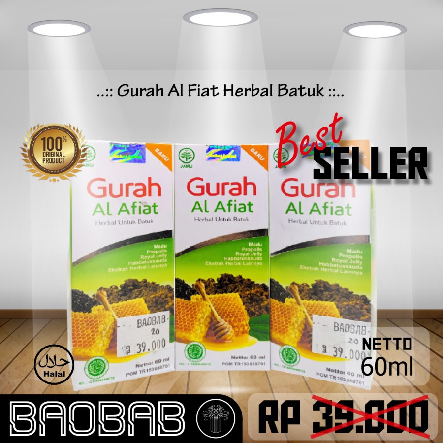 

Sirup Gurah Al Afiat | Herbal Untuk Batuk Berdahak - 60 ml