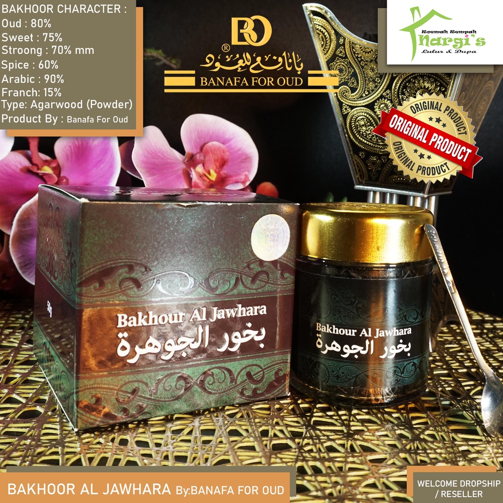 Jual Bukhur Bakhor Dupa Al Jawhara Banafa For Oud Original Tahlil Burda Sholawat Bakhoor Buhur