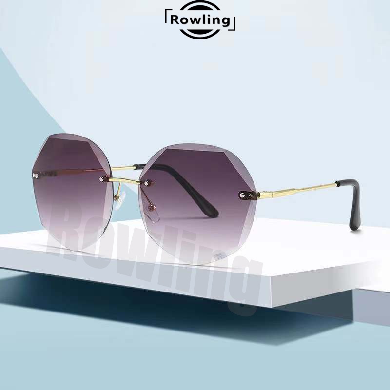 Rowling(ka-71)Sunglasses  Kacamata Hitam Titanium No frame Women Sunglasses New Arrival Import Kacamata Fashion