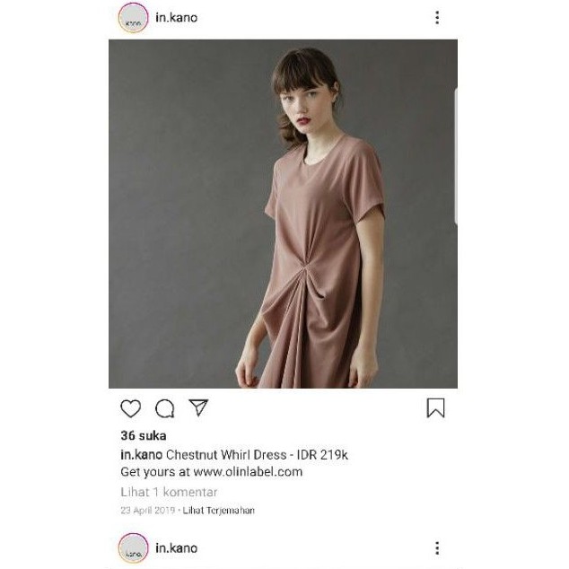 dress in. kano peeble whirl dress hamil baju hamil loose dress