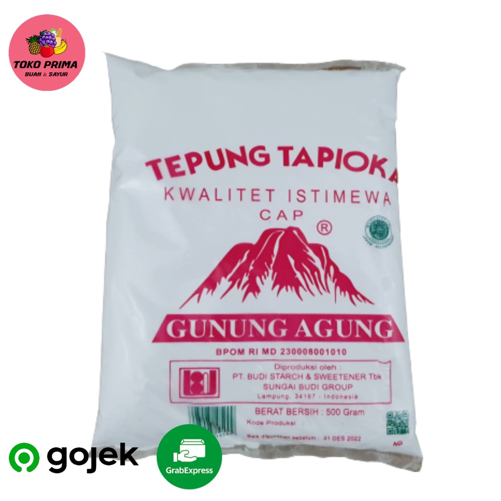 

Tepung Tapioka Cap Gunung Agung (@500 Gram)