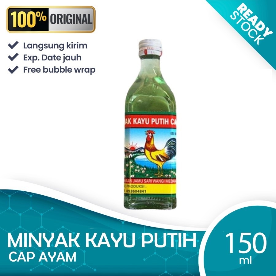 Minyak Kayu Putih CAP AYAM Asli Medan - (12ml - 25ml - 40ml - 150ml)