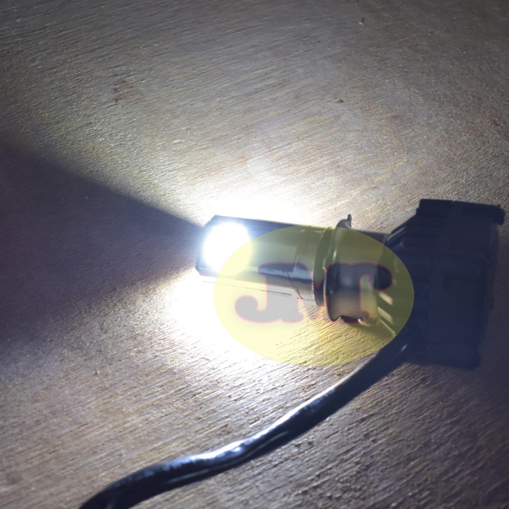 Lampu Tembak Utama Motor LED Variasi Lampu HID 3 Mata Cahaya Putih Fokus AC DC Lensa 4D 10 Sampai 30