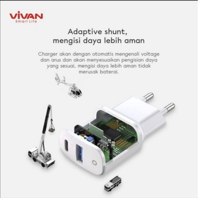 Vivan Quick Charger Power Super 3A 18w