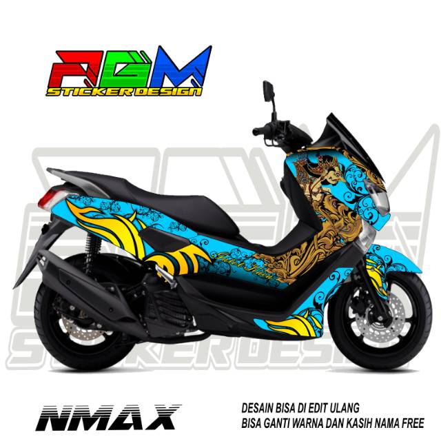 Decal Nmax//Sticker Nmax Full Body Motif Gatot Kaca AGM013