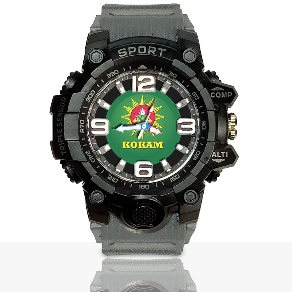 Jam Tangan Custom KOKAM MUHAMMADIYAH Ruber- Water Resistant