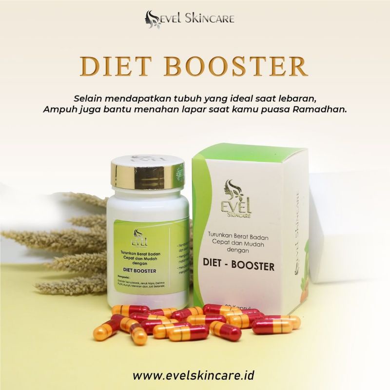 diet booster evel Skincare AMAN dan BPOM / diet sehat / obat pelangsing