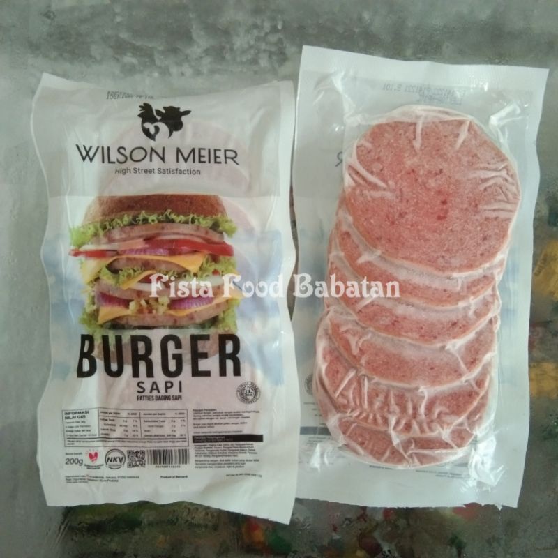 

Ham Burger Sapi WilsonMeier isi 6bj