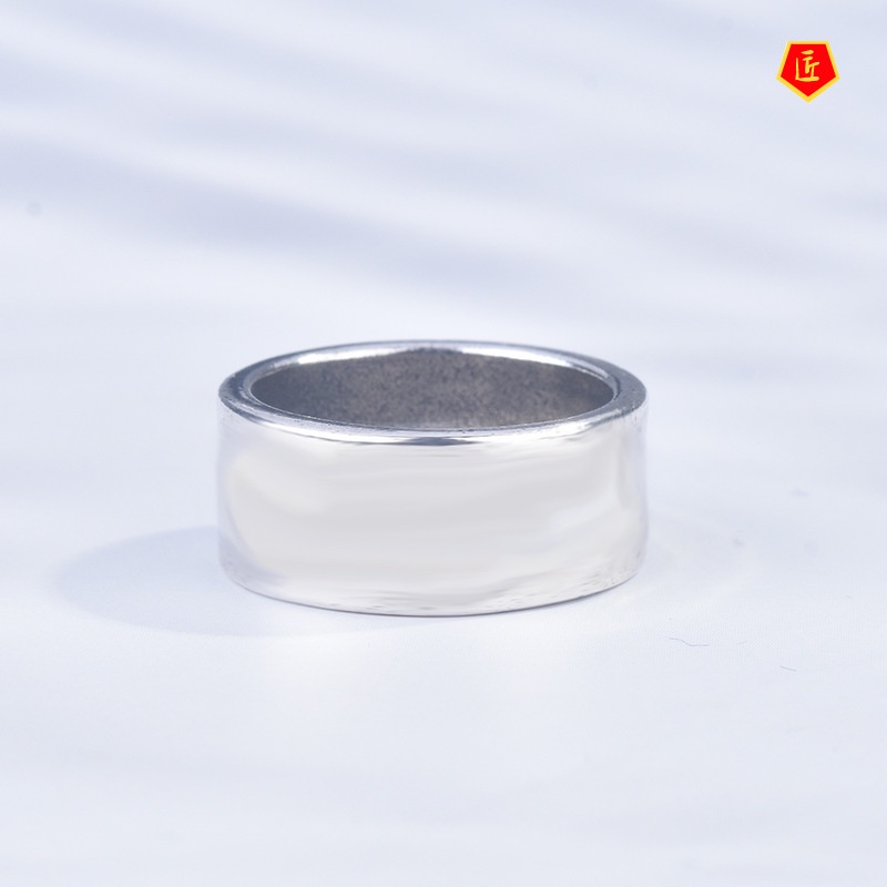 [Ready Stock]925 Silver Retro Simple Carved Forest Fox Ring