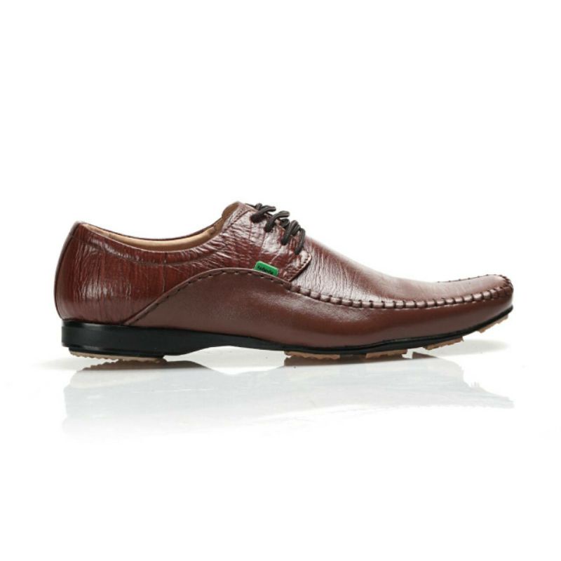 Sepatu Pantofel Pria Kickers Original Handmade Kulit Asli - Casual Kerja Formal Pesta Cowok Murah
