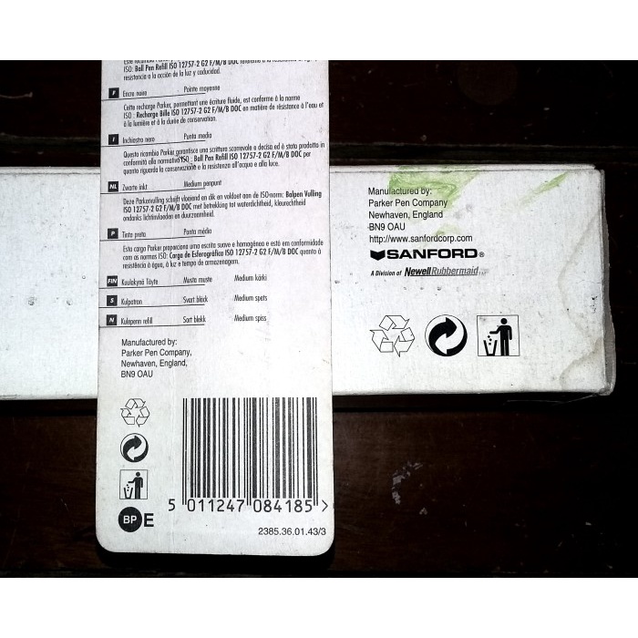 

Hemat Refill Isi Tinta Pulpen Ball Point Parker Quink Gilaa!!!