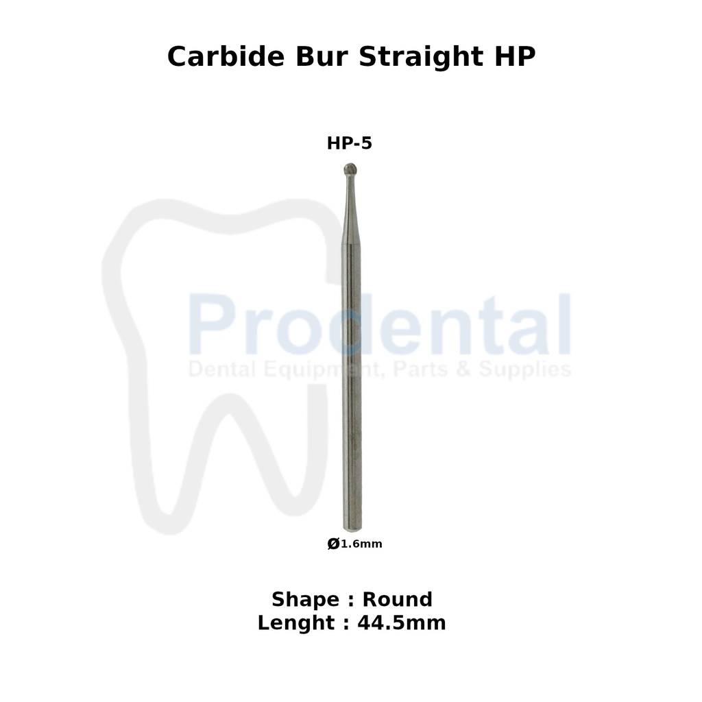 Dental surgical HP-5 bur tulang carbide tungsten round bur gigi odontek seperti SS White