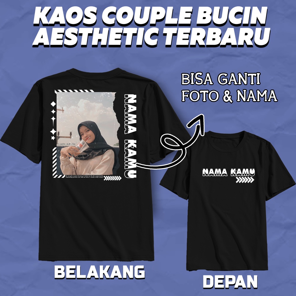 Jual Dimensi Kaos New Kaos Couple Bucin Custom Kaos Custom Streetwear Bucin Viral 0578