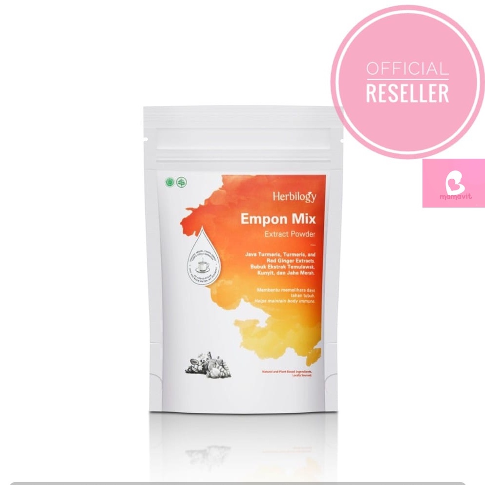 Herbilogy Empon Mix Powder (Extrak temulawak, kunyit, jahe merah) 100 gr