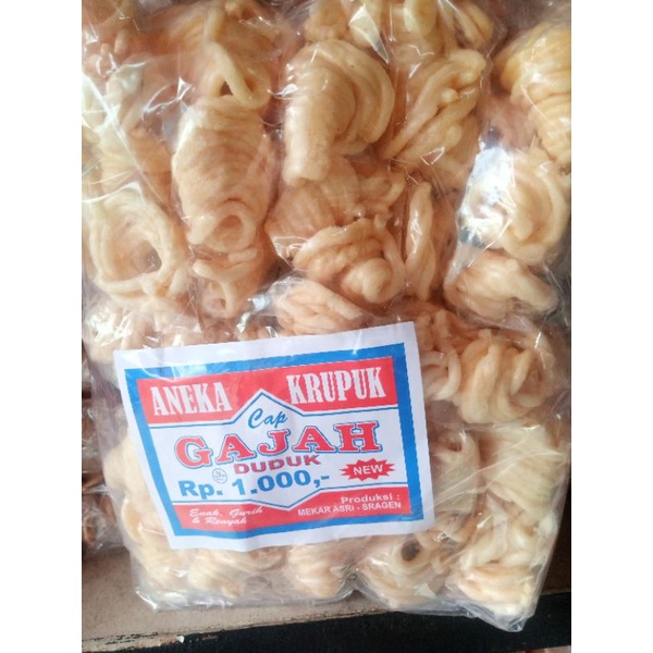 Kerupuk keong isi 12 bungkus