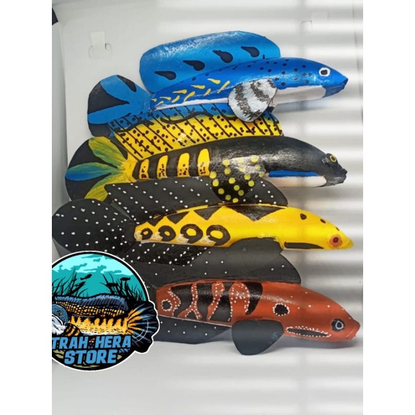 Patung Penggoda Channa Miniatur Channa
