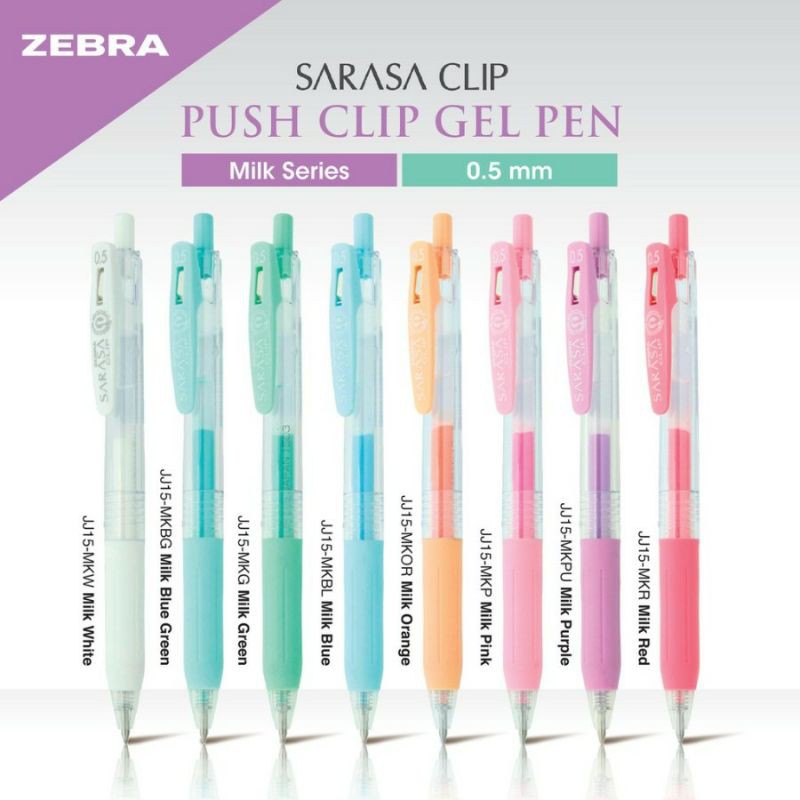 

pulpen gel sarasa zebra/ pulpen gel zebra murah/pulpen gel tinta warna-warni/ pulpen gel sarasa